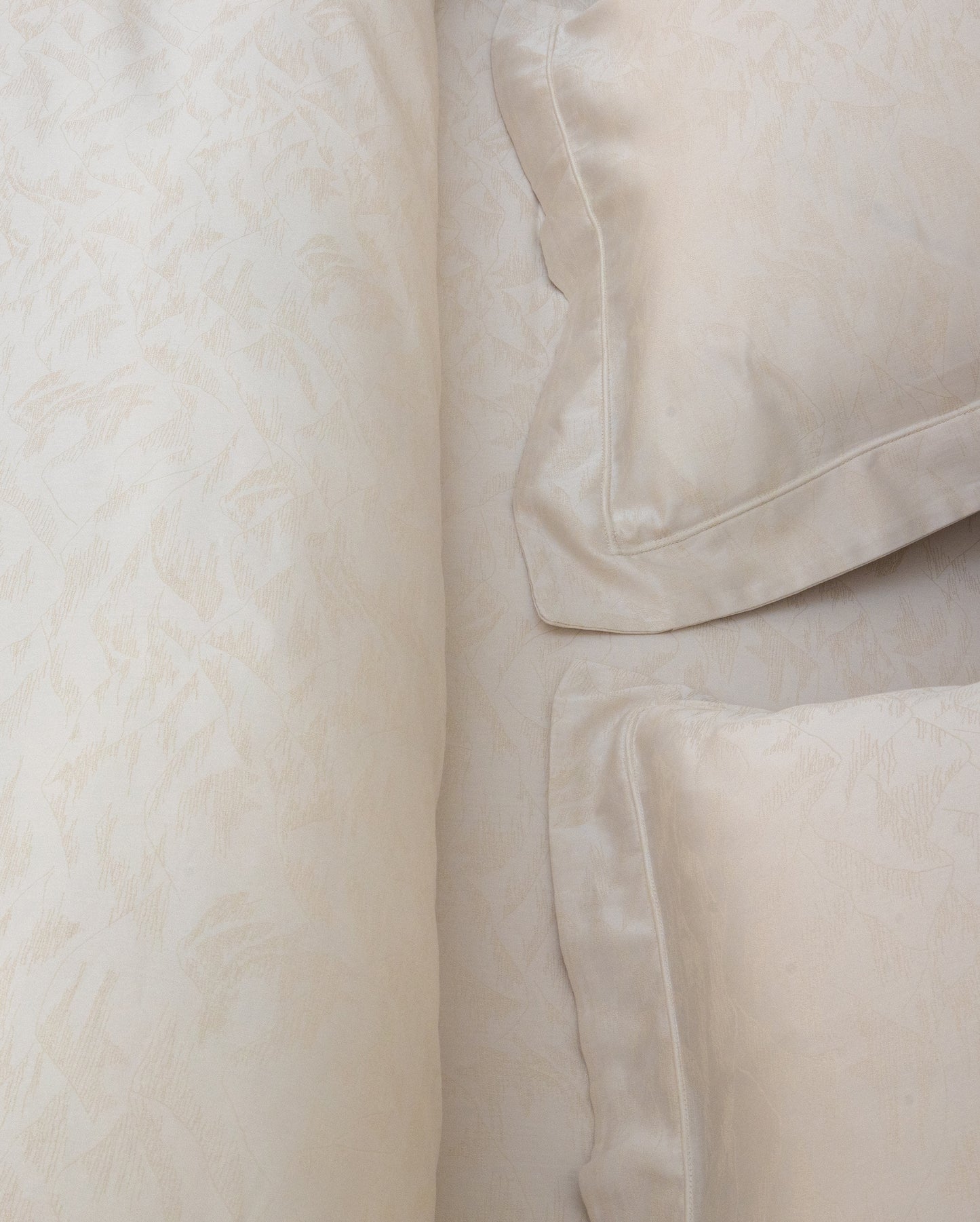 SILVER PEAK DUVET COVER ANTIQUE IVORY