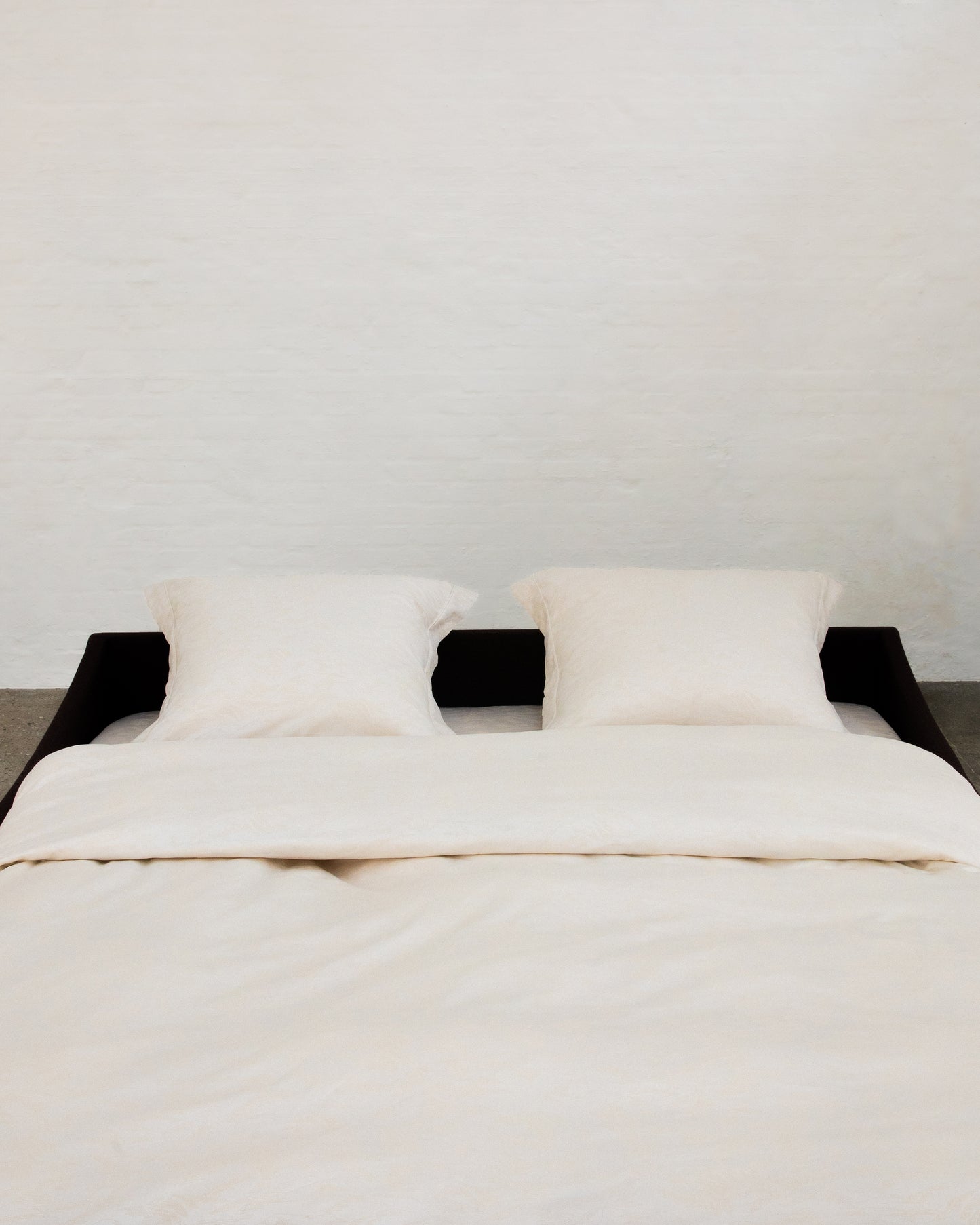 SILVER PEAK DUVET COVER ANTIQUE IVORY