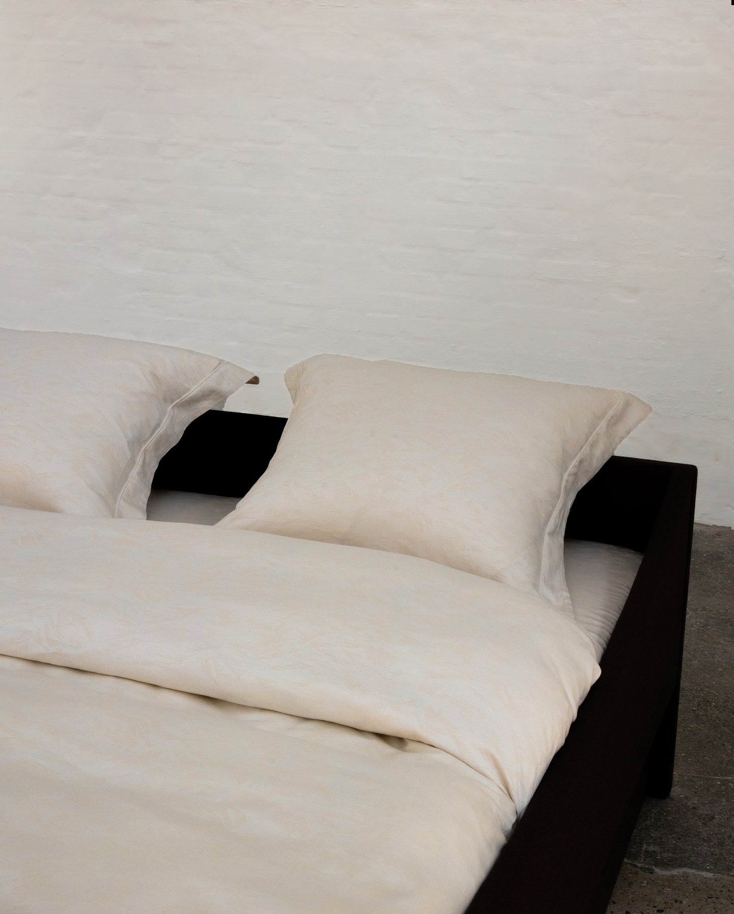 SILVER PEAK DUVET COVER ANTIQUE IVORY