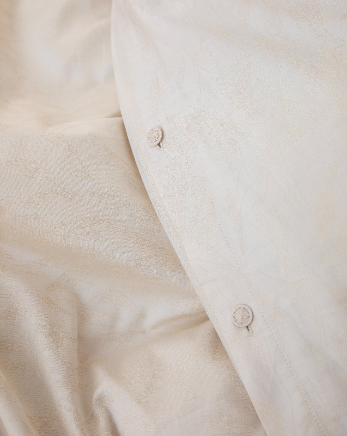 SILVER PEAK DUVET COVER ANTIQUE IVORY