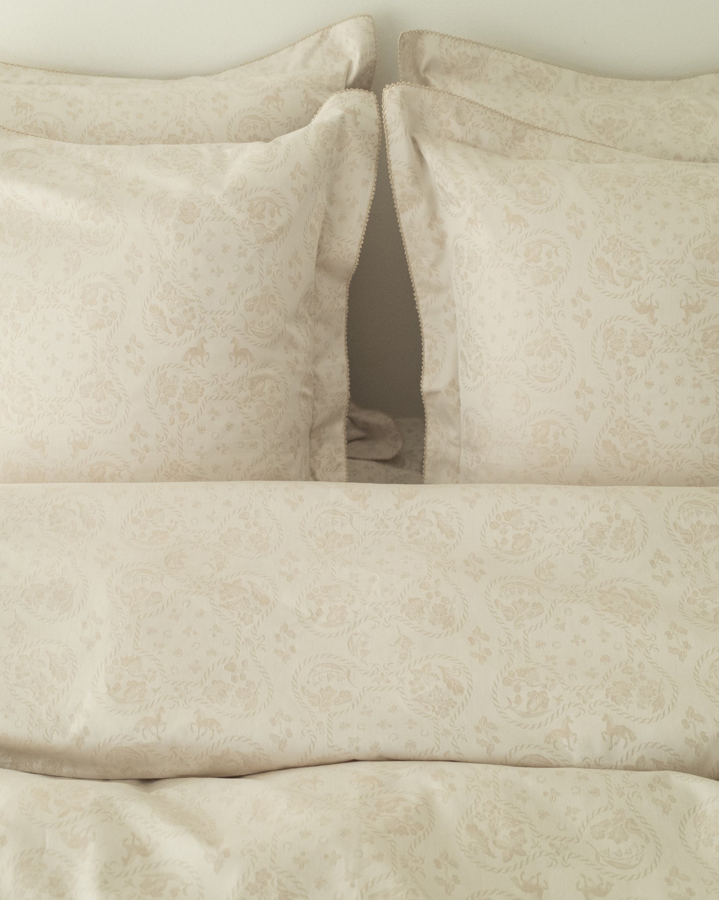 MORNING MEADOW DUVET COVER SAND STONE