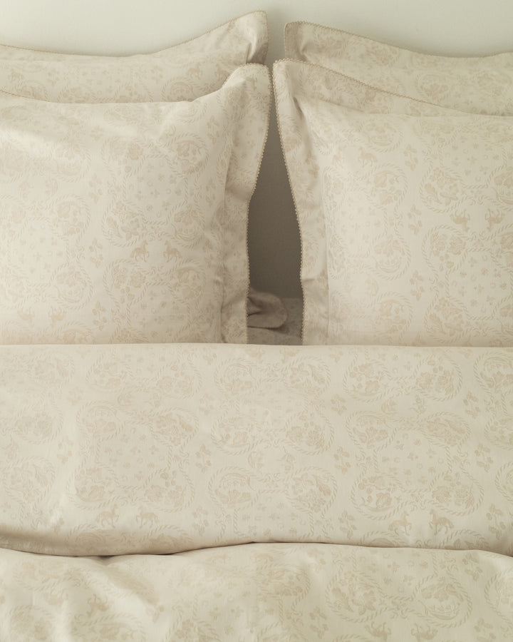 MORNING MEADOW DUVET COVER SAND STONE