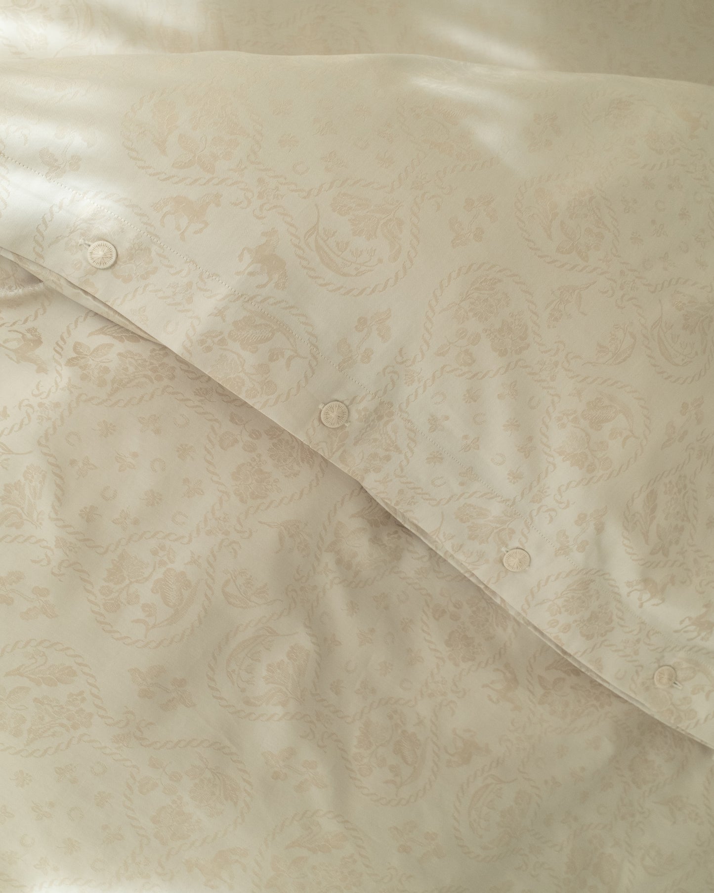MORNING MEADOW DUVET COVER SAND STONE