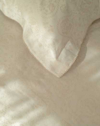 MORNING MEADOW PILLOW CASE SAND STONE