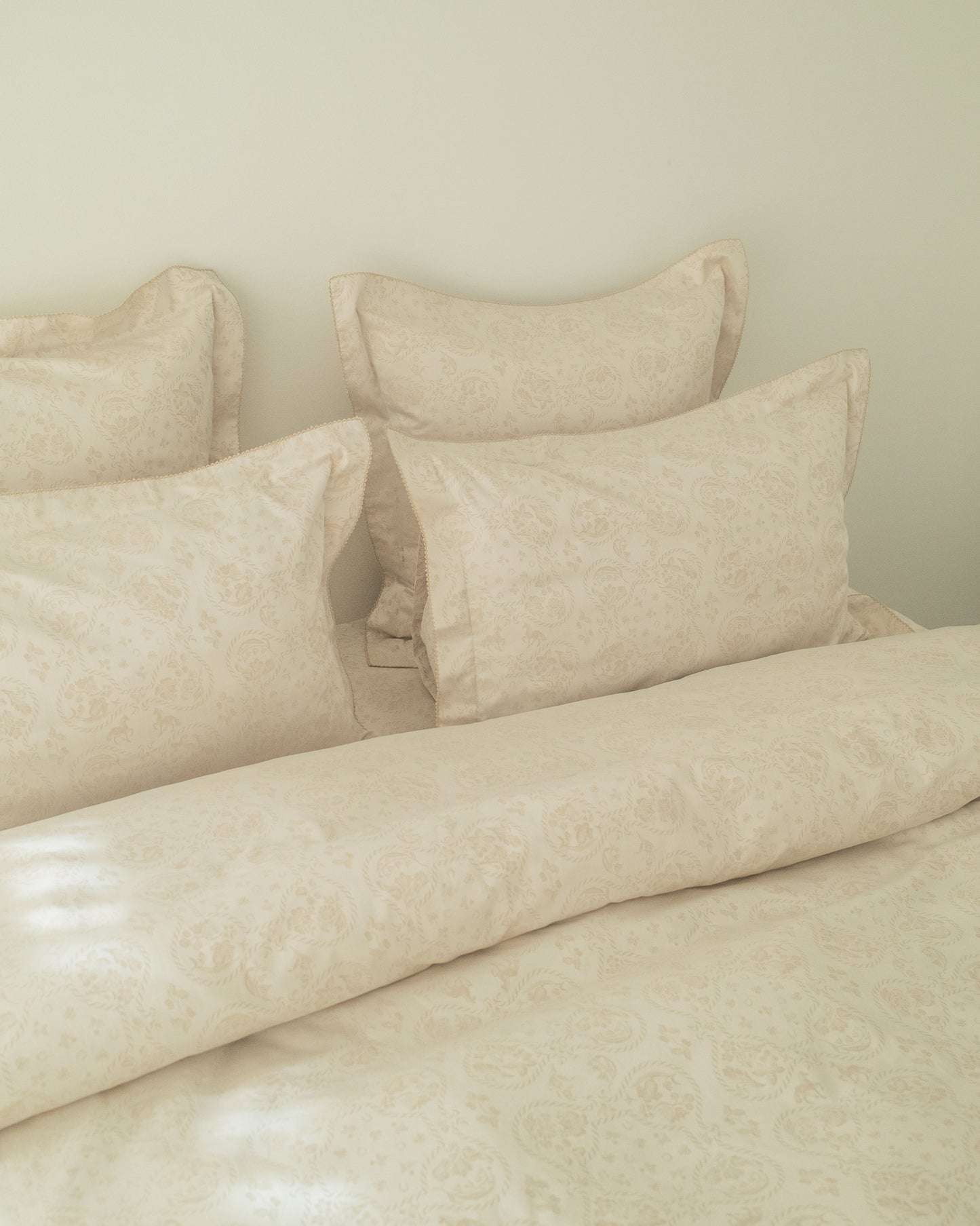MORNING MEADOW DUVET COVER SAND STONE