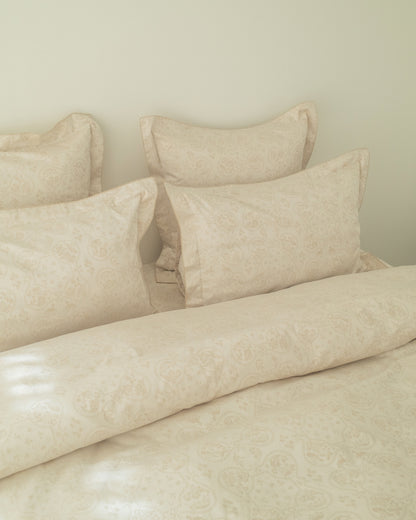 MORNING MEADOW DUVET COVER SAND STONE