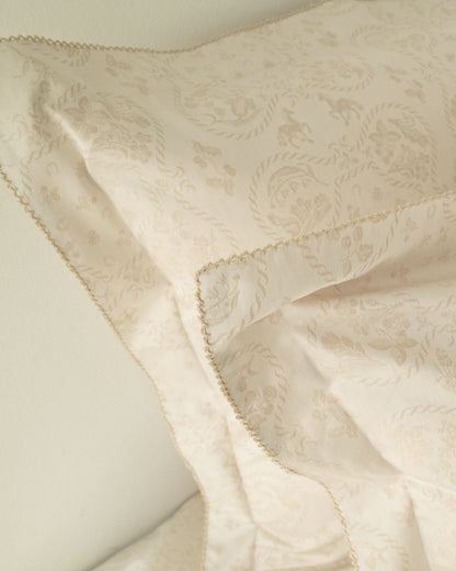 MORNING MEADOW PILLOW CASE SAND STONE