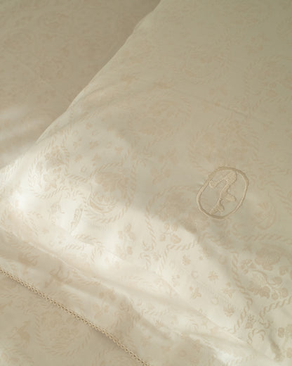 MORNING MEADOW PILLOW CASE SAND STONE