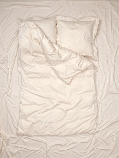 SILVER PEAK DUVET COVER ANTIQUE IVORY