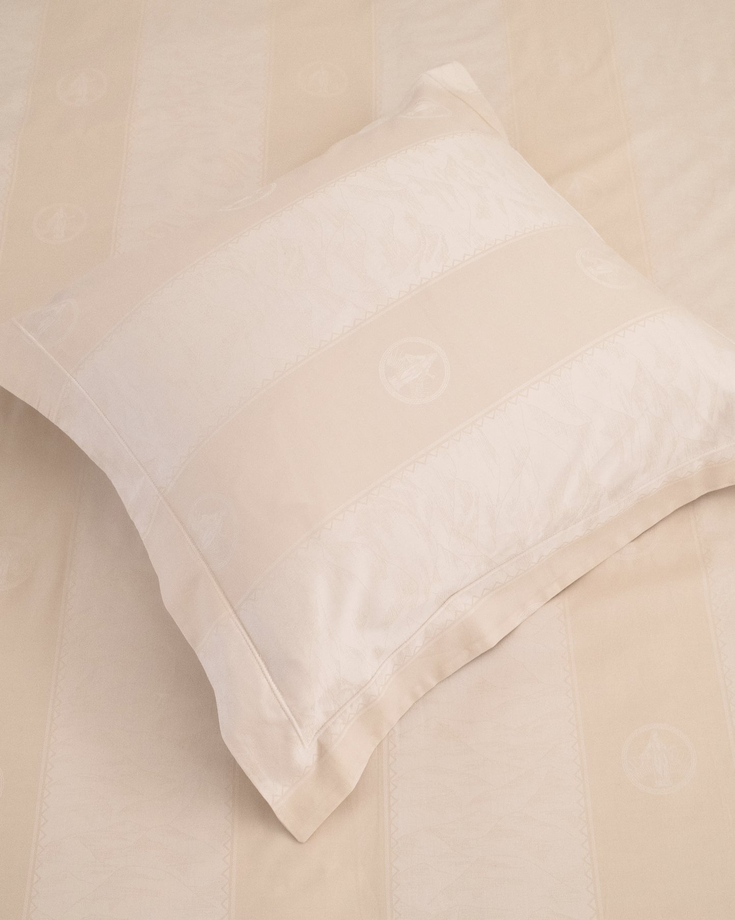 YDUNS LACE PILLOW CASE ANTIQUE IVORY