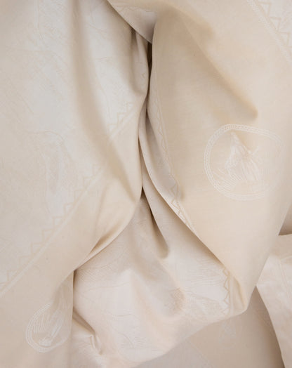 YDUNS LACE DUVET COVER ANTIQUE IVORY