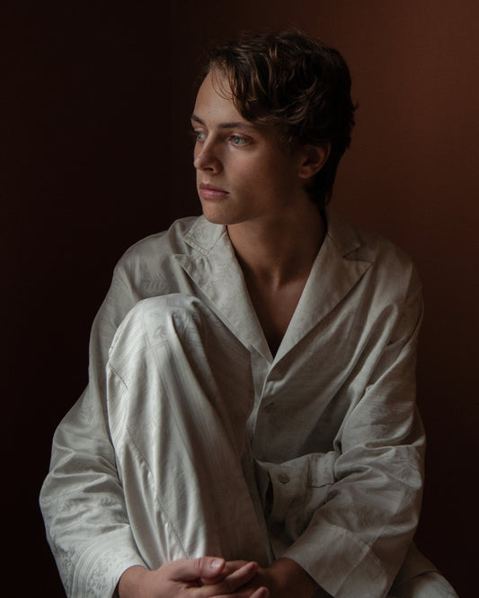 WONDER SCAPE HOUSE SHIRT PALE ASH