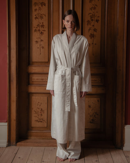 WONDER SCAPE HOUSE ROBE PALE ASH