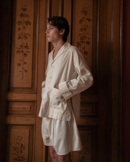 YDUNS LACE CLASSIC BOXER ANTIQUE IVORY