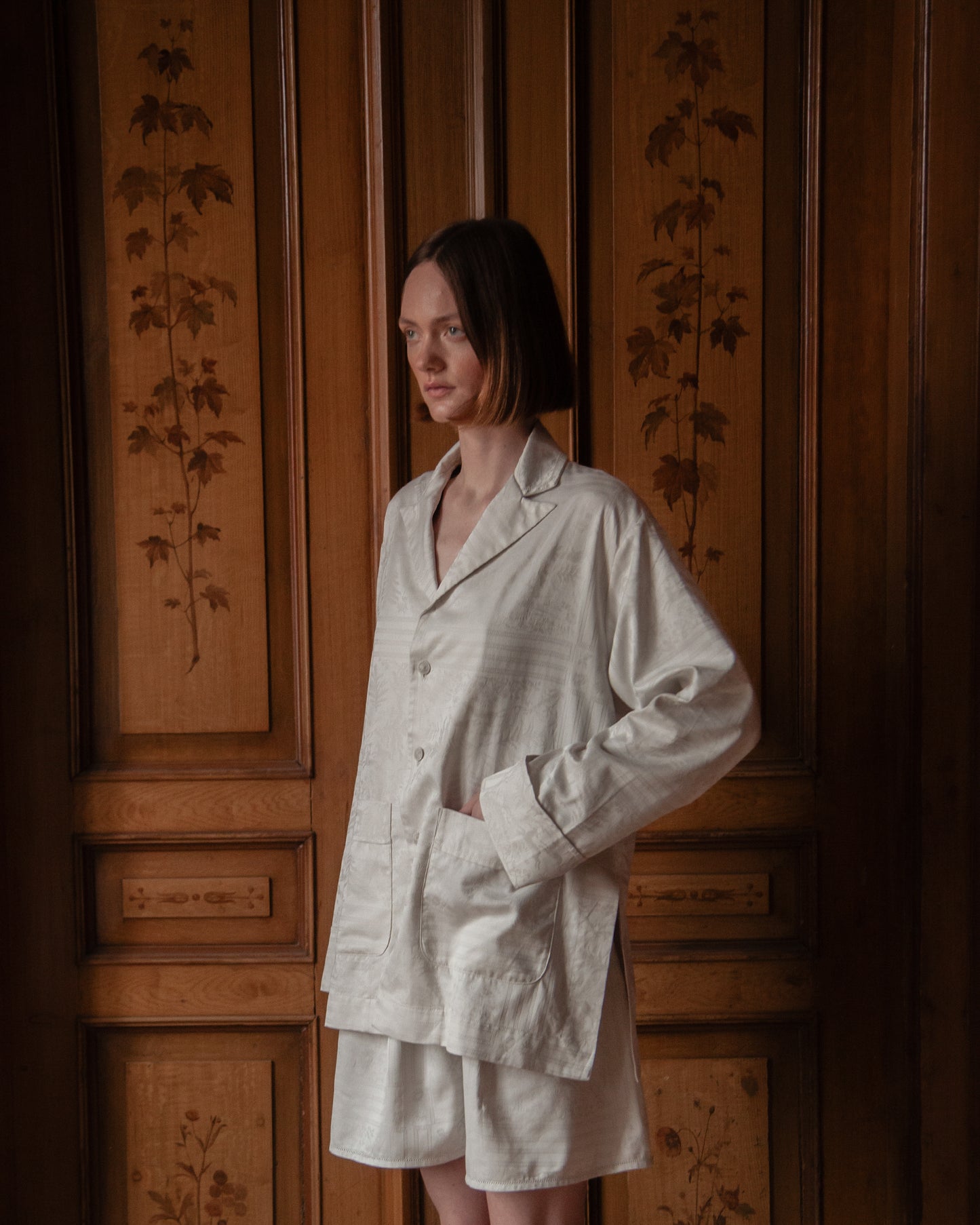 WONDER SCAPE HOUSE SHIRT PALE ASH