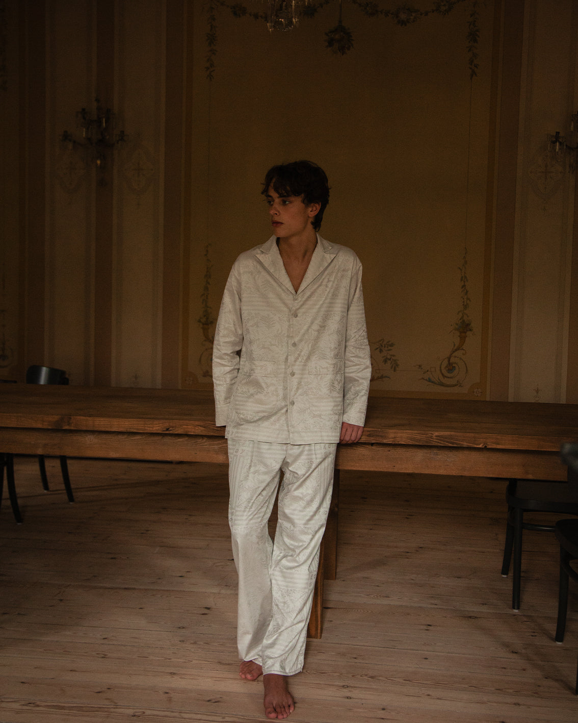 WONDER SCAPE CLASSIC PANTS PALE ASH