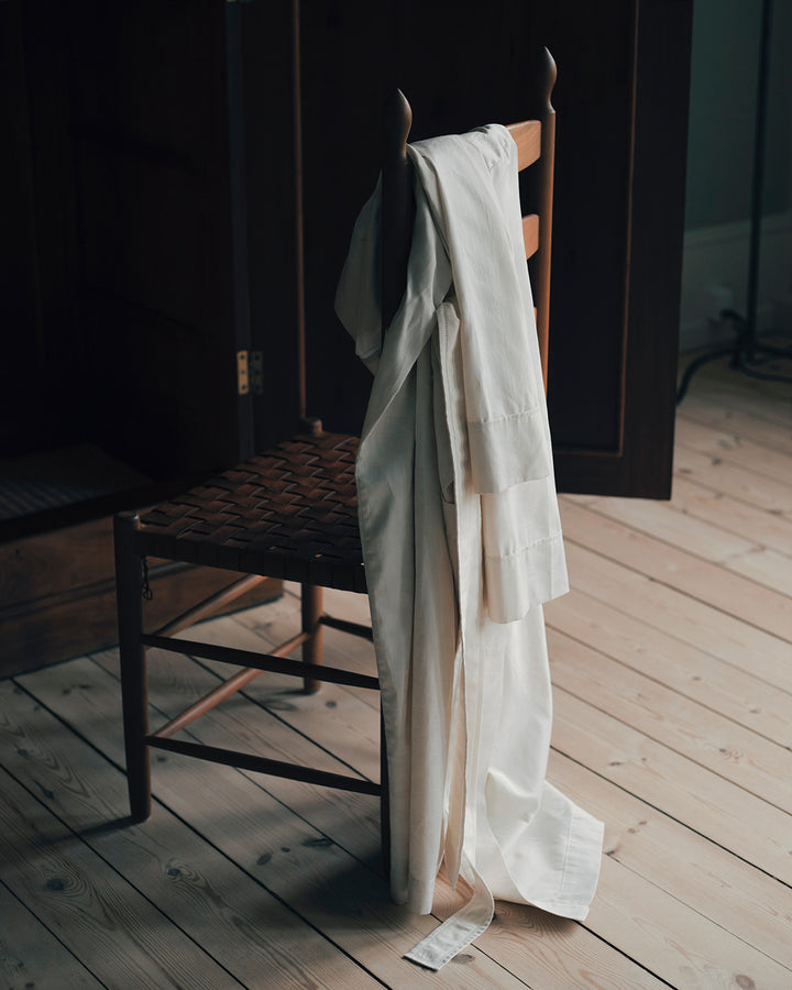 YDUNS LACE HOUSE ROBE ANTIQUE IVORY