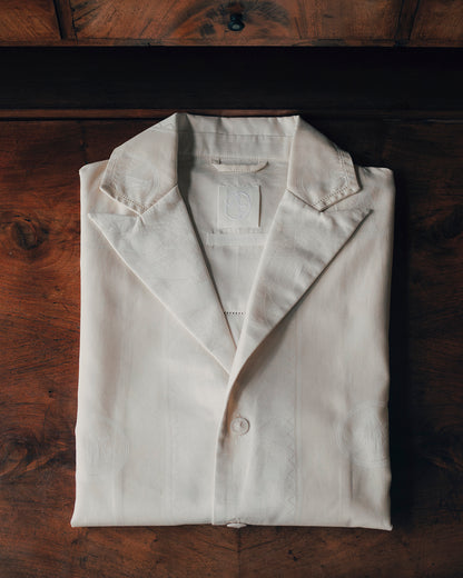 YDUNS LACE HOUSE SHIRT ANTIQUE IVORY