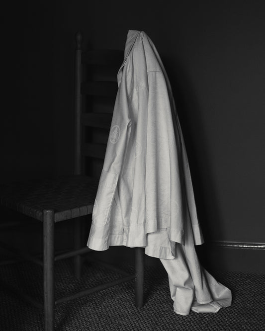 YDUNS LACE HOUSE SHIRT ANTIQUE IVORY