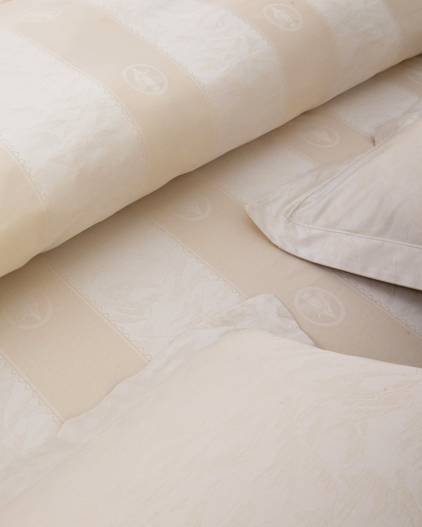 YDUNS LACE DUVET COVER ANTIQUE IVORY
